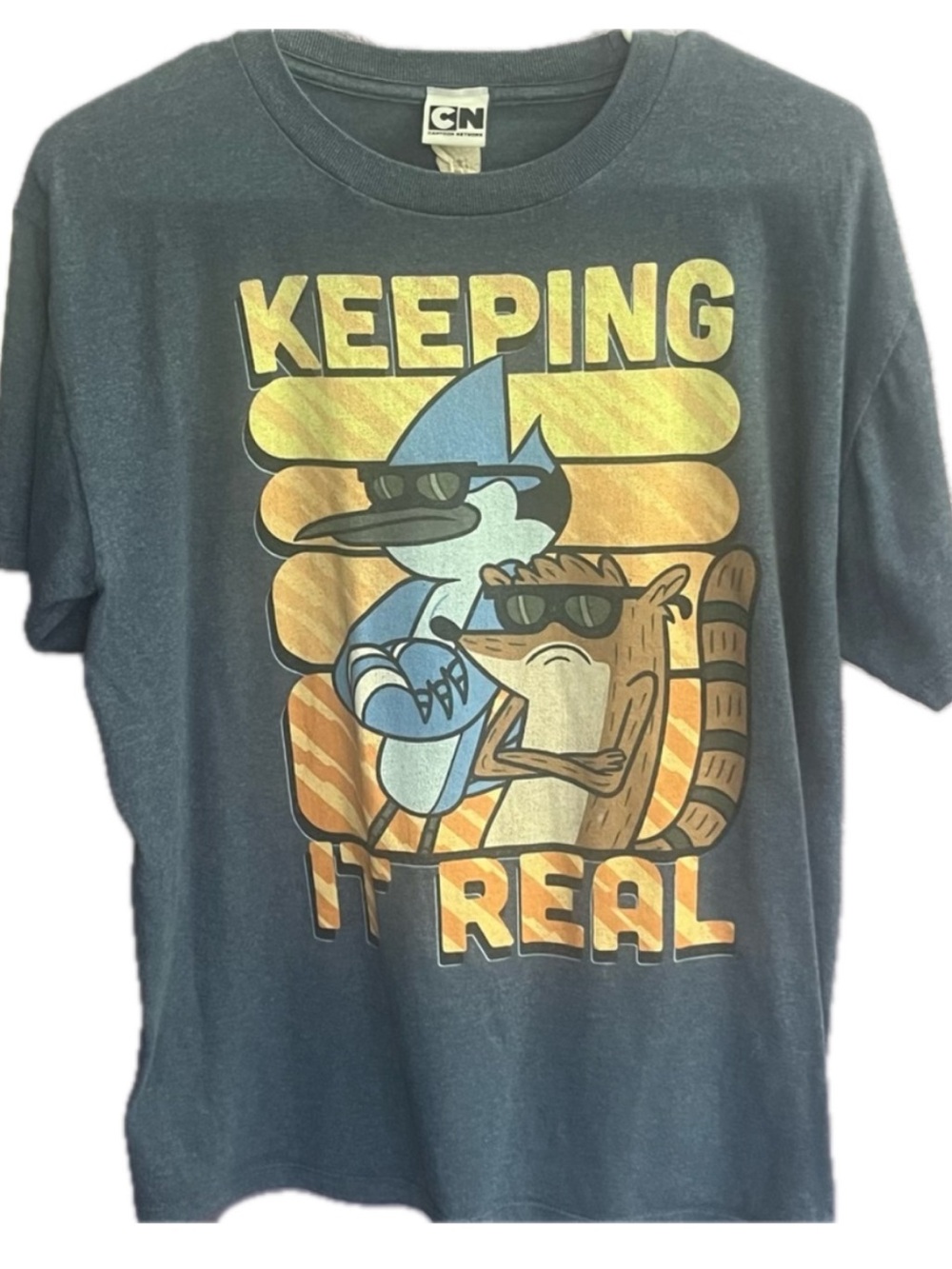 Cartoon Network mens T-shirt short sleeve tee Golf Casual shirt crew neck